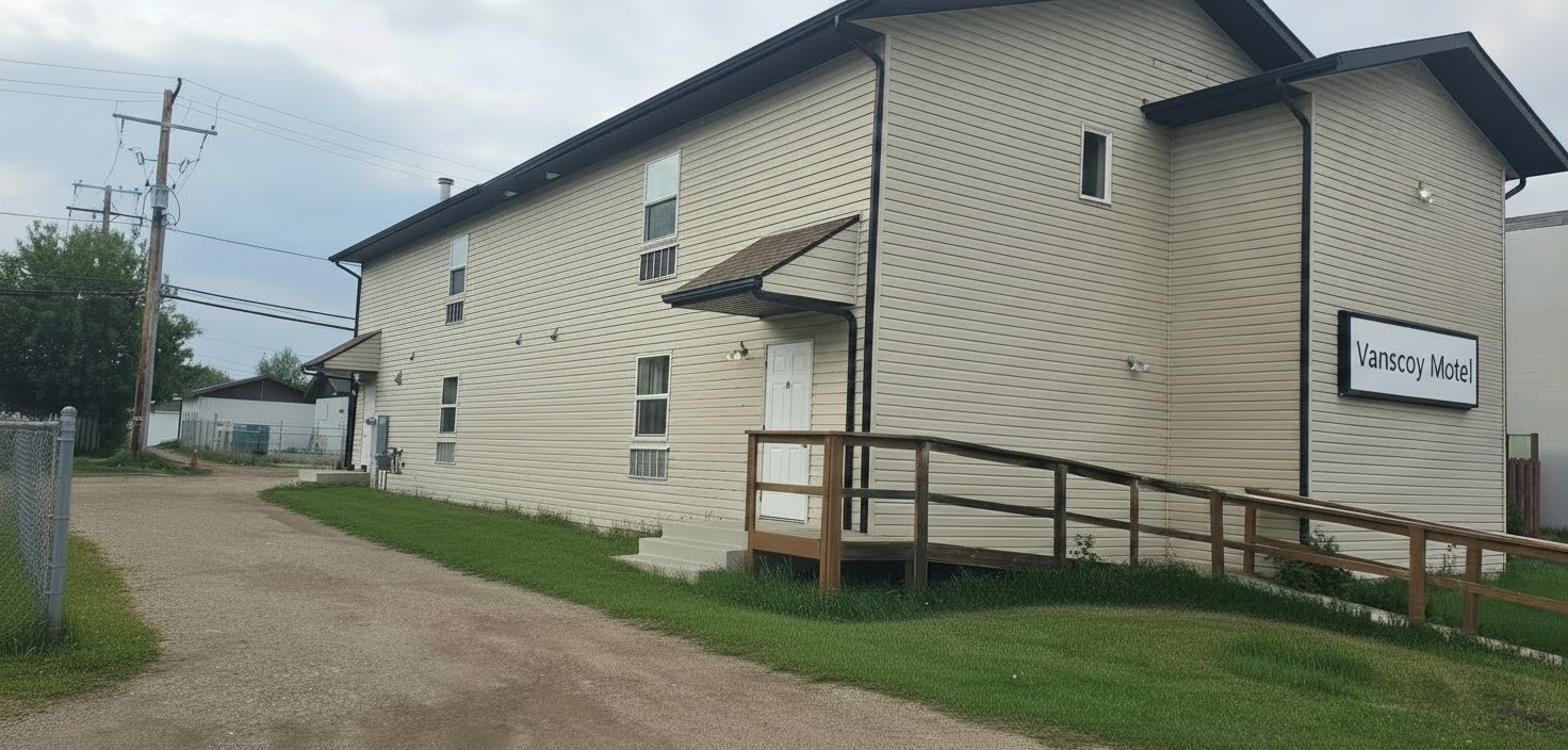Exterior view of Vanscoy Motel